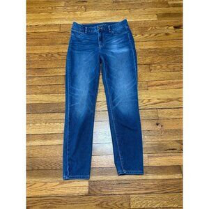 White House Black Market Blue Ankle Jeans